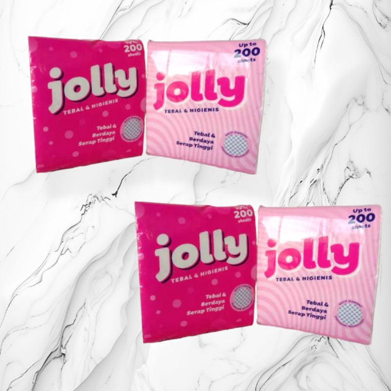 Tisu JOLLY Pop Up 2 Ply 200 Sheets |Tissue