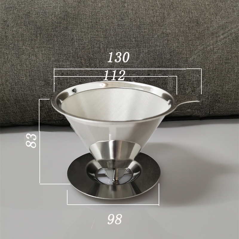 Saringan Kopi Dripp Dripper Alat Saring Kopi Cone Kopi Stainless Steel