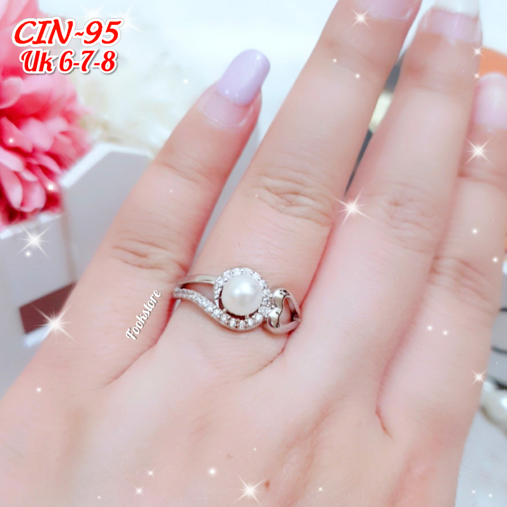 CINCIN DEWASA MATA MOTIF MUTIARA/CIN-95