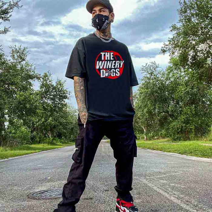 Kaos THE WINERY DOGS Tshirt Bahan 100% Katun Casual Fashionable T-SHIRT BLACK