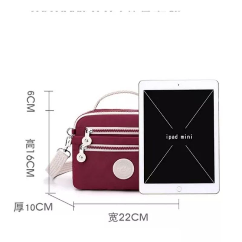 ORIGINAL Tas Selempang COLORFUL FOX Wanita Import KOREA Super Tebal Elegan Design Terbaru
