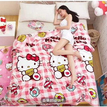 Selimut Bulu Karakter  Size 140x200Termurah Motif Terbaru