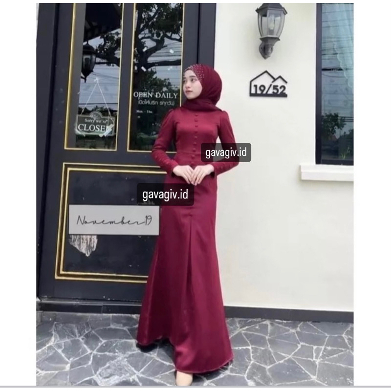 (Part2) Dress Darla Satin / Gamis Satin Kondangan / Ayana Dress Satin / Maura Dress (Ready) Part 2