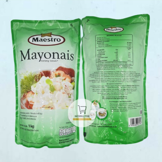 

Maestro Mayonais Mayonnaise Mayones 1kg