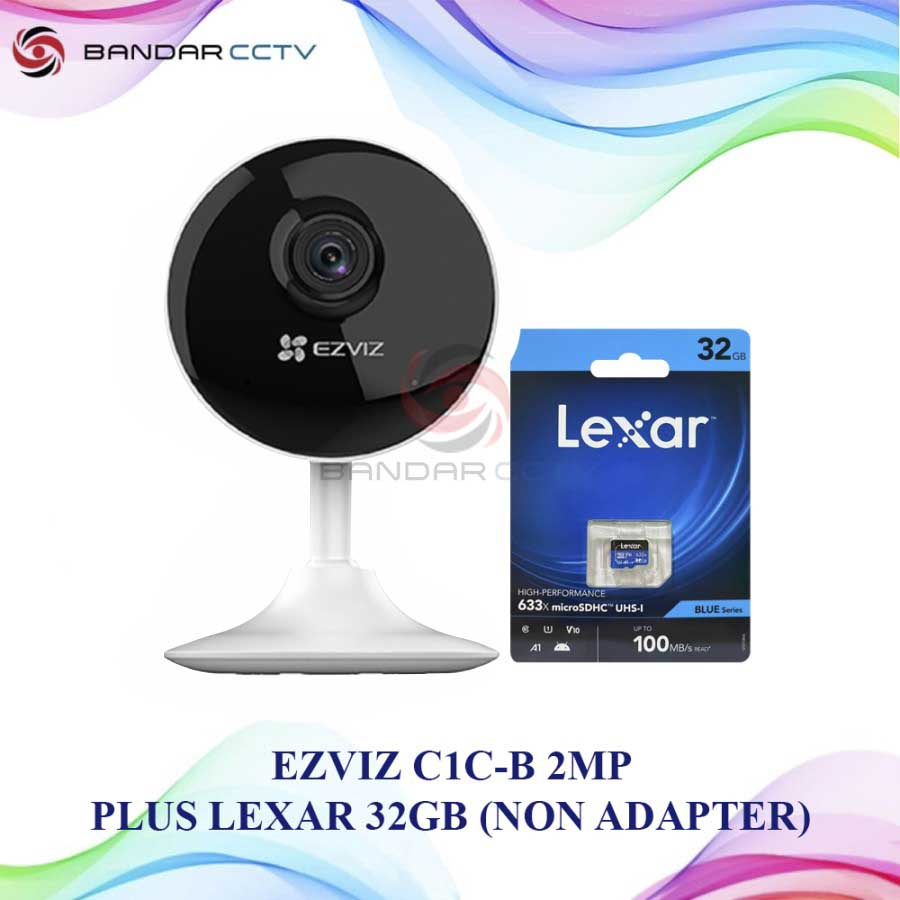 Ezviz C1C B 2MP Plus Memory Card lexar