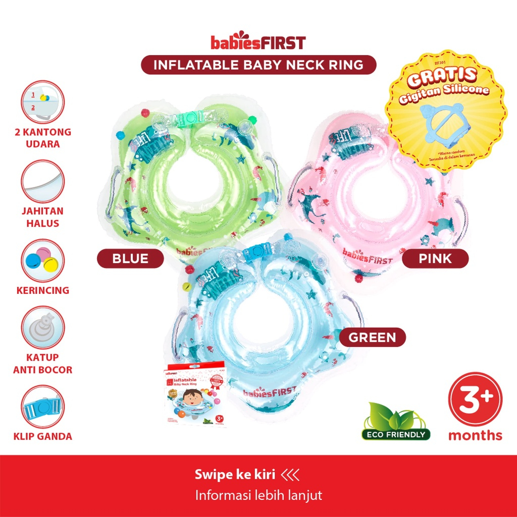 BabiesFIRST NECK RING Baby Ban Renang Leher - Pelampung Bayi / Neckring Anak