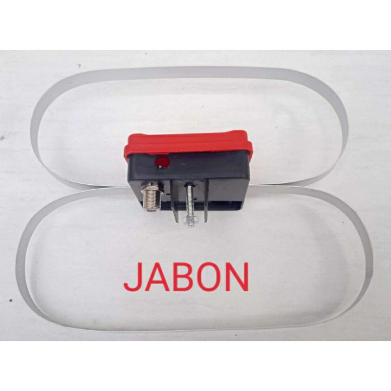 Driven dipole double folded antena digital + balun + kapasitor