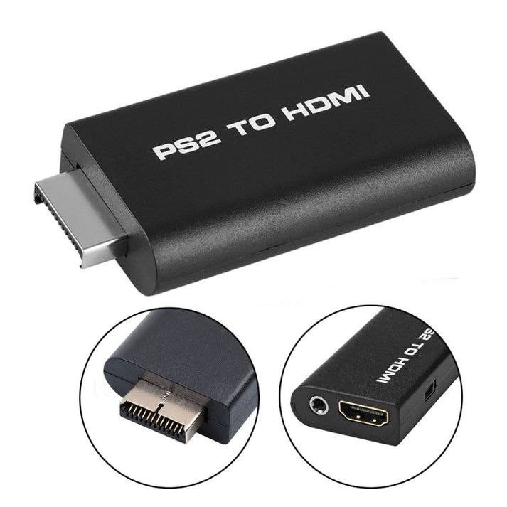 PS2 to HDMI Audio Video AV Adapter Converter 3.5mm Audio Output