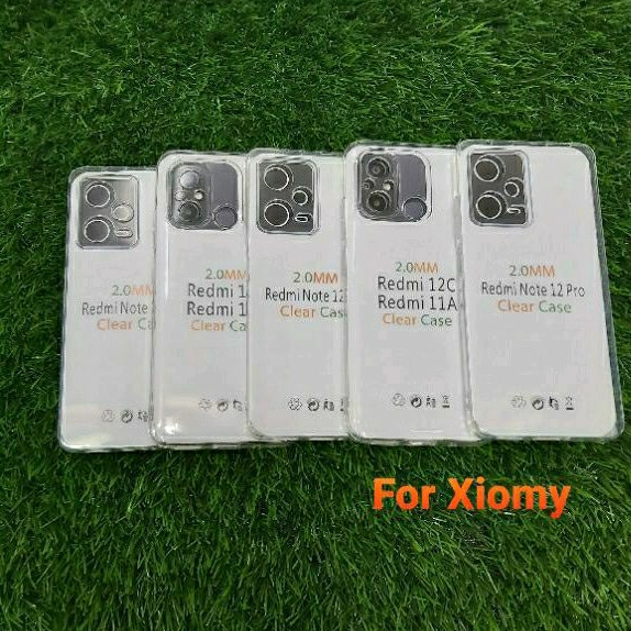 TPU Soft Case Clear 2.0mm Case Bening For Xiomy Redmi 12C Redmi Note 12 pro