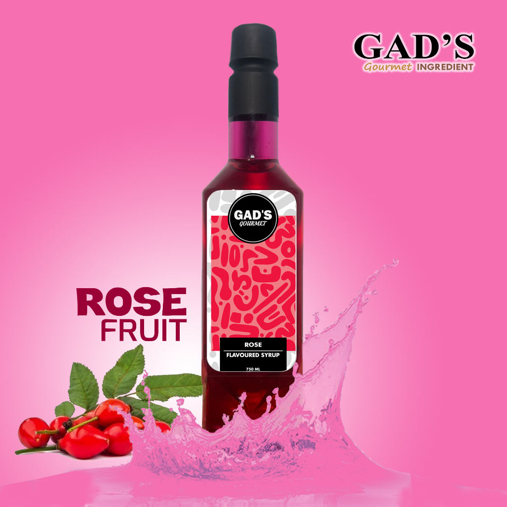 

Syrup Rose Gad's Gourmet 750ml