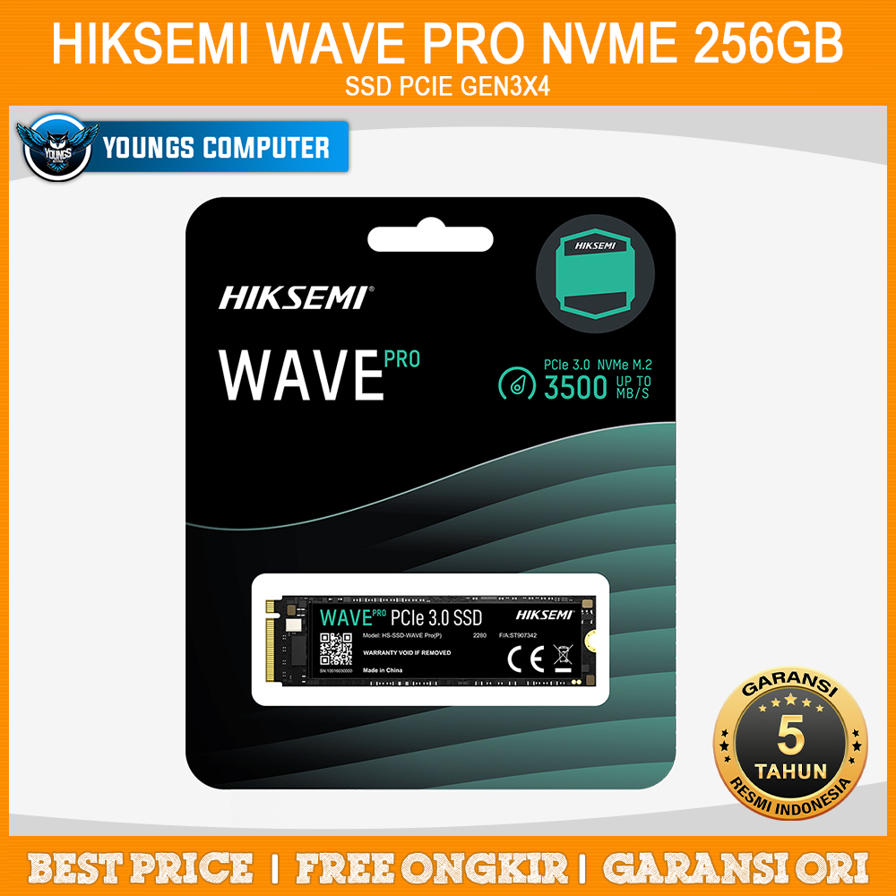 SSD HIKSEMI WAVE Pro PCIe Gen3x4 NVME 512GB | HS-SSD-WAVE Pro(P) 512G