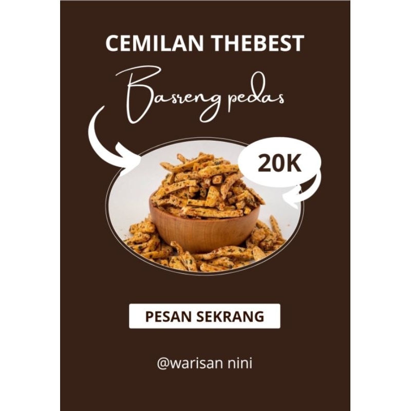 

basreng pedas daun jeruk