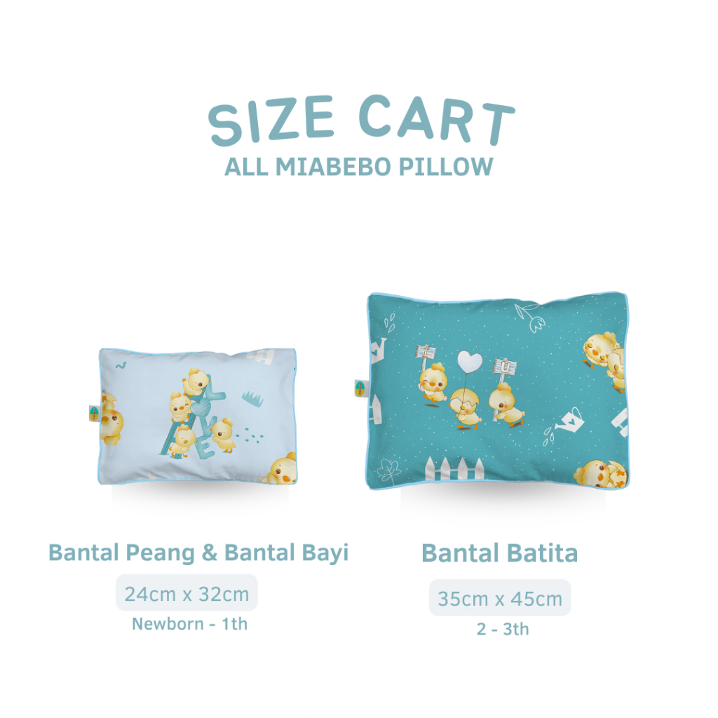 Newborn Pillow - Bantal Peyang Miabebo