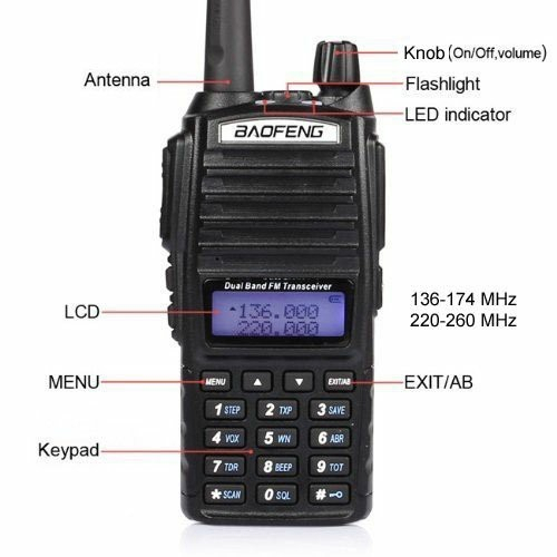 HT UV-82 BAO UV82 FENG HT DUALBAND &amp; BAO UV-5R FENG VHF UHF 400 NEW