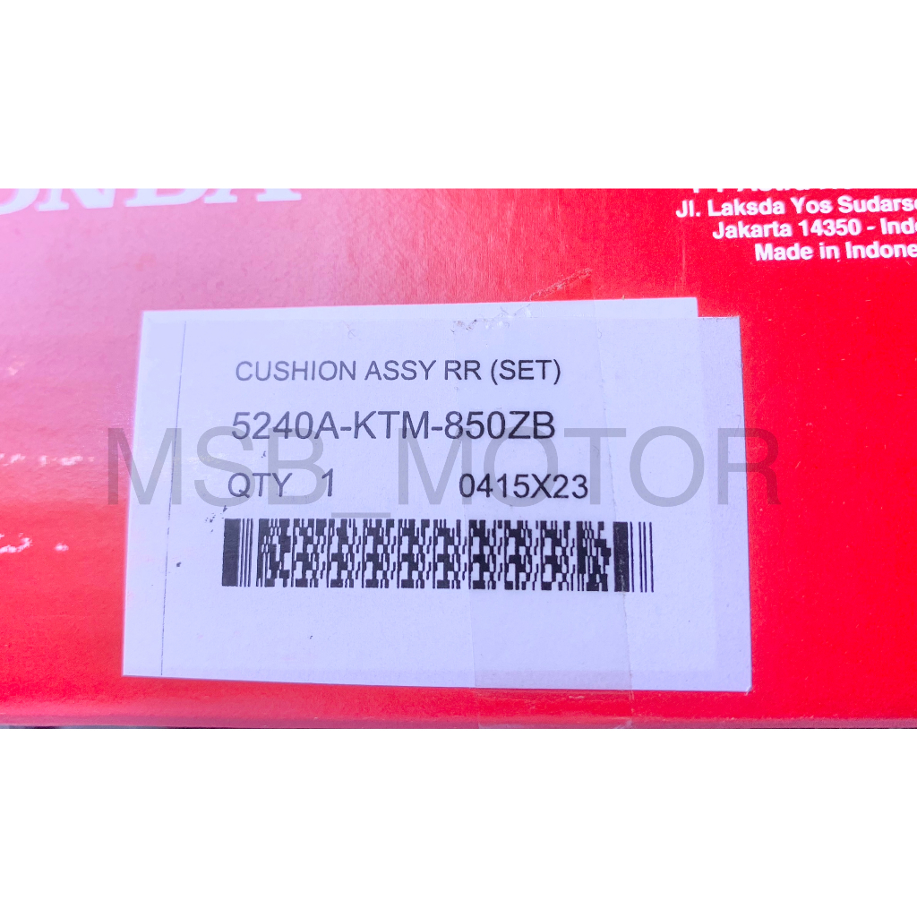 Shock Belakang KTM AHM ORIGINAL SUPRA X 125