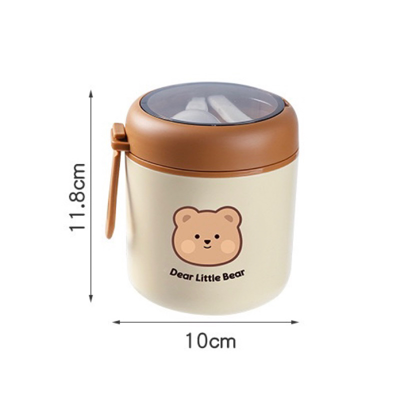 LITTLEDAISY | Soup Cup 304 Stainless Steel Lunch Box / Termos Soup Mini Thermal Stainless Tahan Panas / Termos Bubur Sup Tempat Makanan Bayi