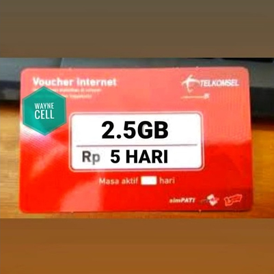 TELKOMSEL 2.5GB 5HARI