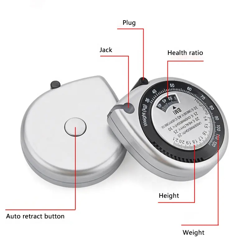 Pengukur Lingkar Tubuh Body Mass Index BMI Tape Dr Gray Meteran - BMI