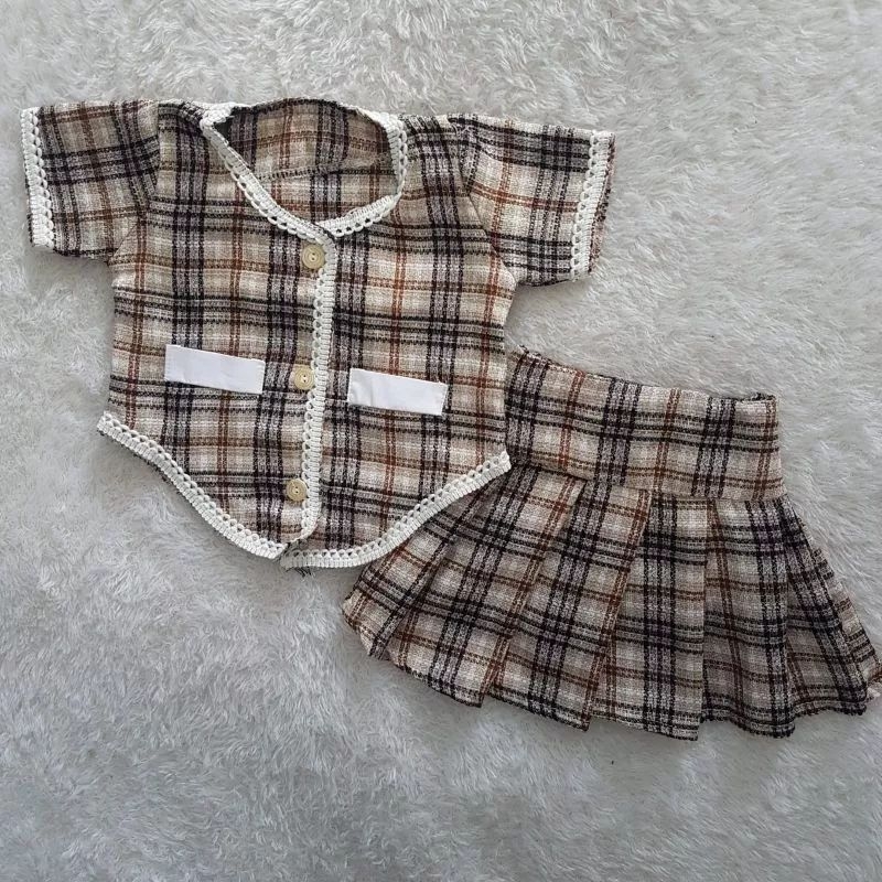 baju bayi Tweed Kotak