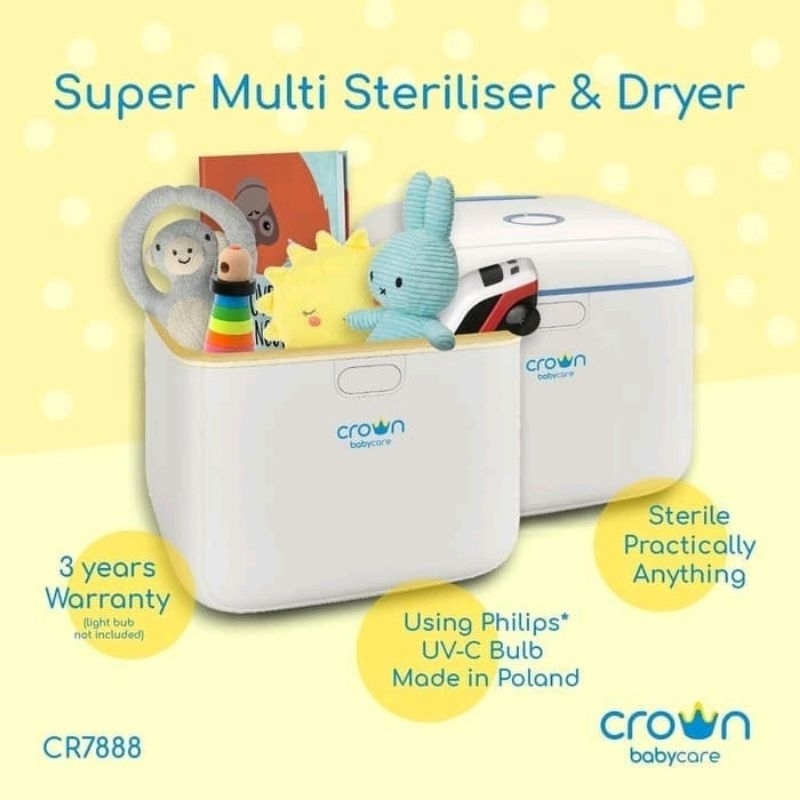 CROWN STERIL UV CR7888 Super Multi UV Sterilizer And Dryer