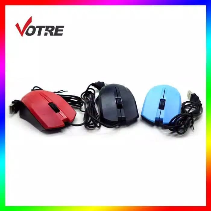 Mouse Votre KM-309 Optical Mouse Komputer VOTRE Mouse Laptop Kabel USB