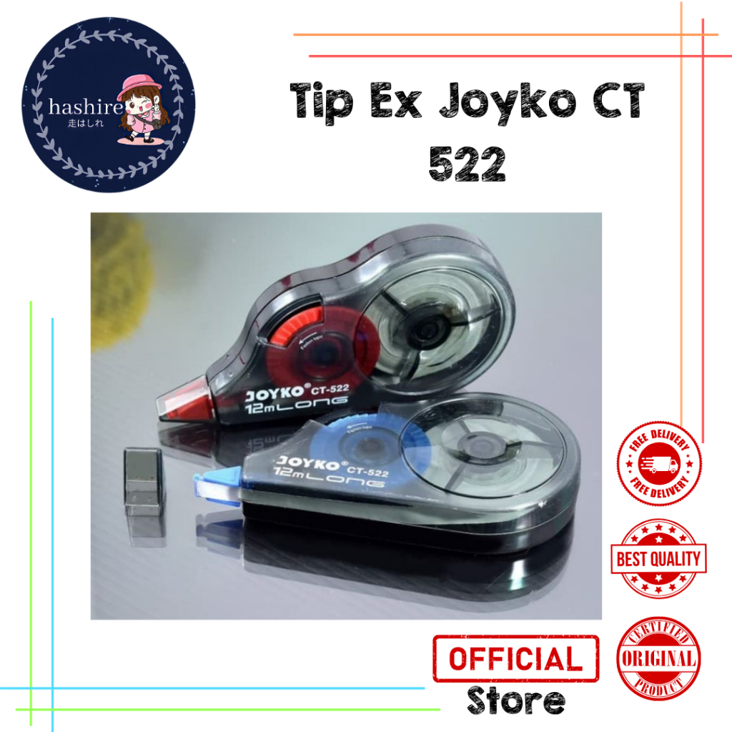 Correction Tape CT-522 Joyko - Tip Ex Tip X Kertas Roll