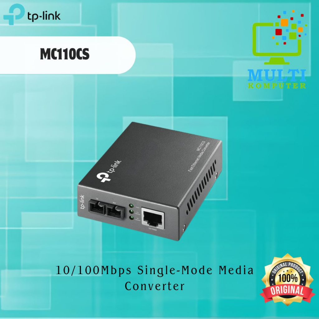 TP-LINK Fast Ethernet Media Converter MC110CS