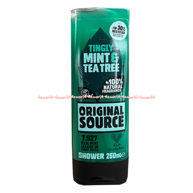 Original Source Shower Tingly Mint &amp; Tea Tree 250ml Sabun Mandi Cair Mint Tea Tree Tingli OriginalSource Warna Hijau