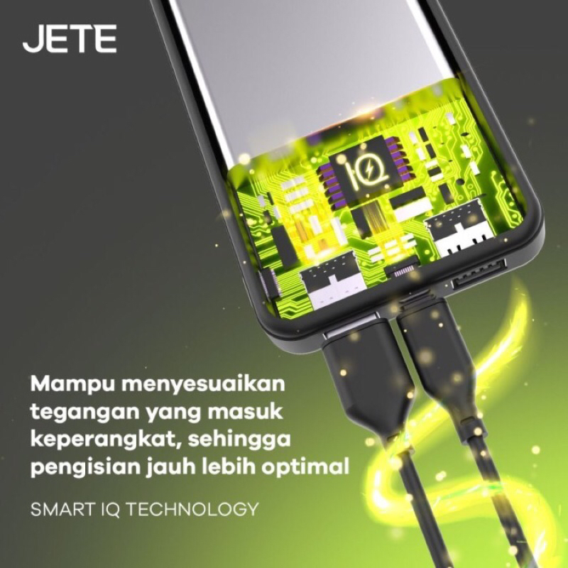 Powerbank JETE C8 10000mAh with Dual USB Output 2.1A