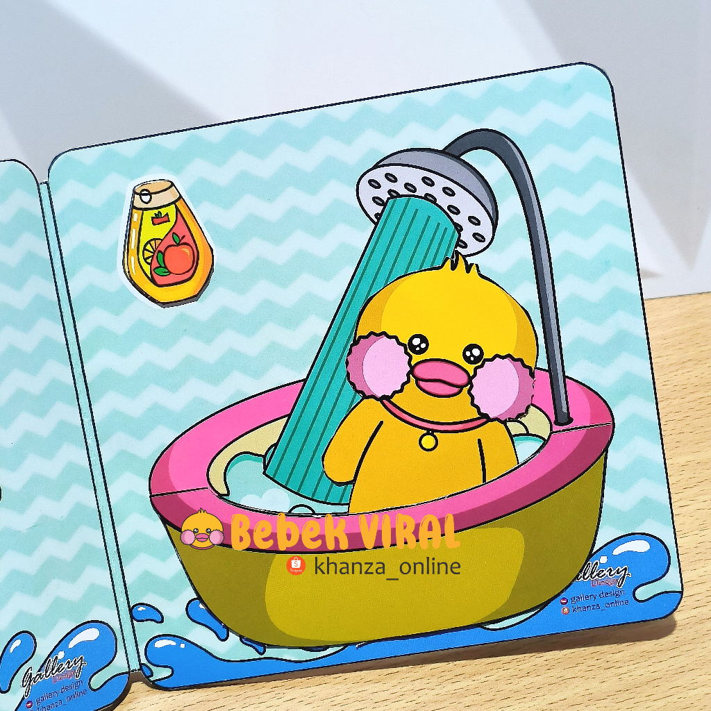 New Product - BEBEK VIRAL Doll Quite Book Mainan edukatif anak terbaru SUDAH DI LAMINASI ANTI AIR