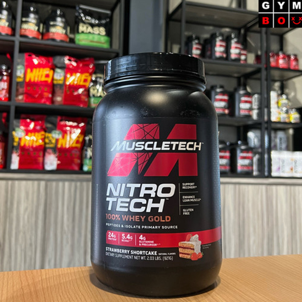 Muscletech Nitrotech Whey Gold Protein 2 Lbs Susu Whey Fitnes