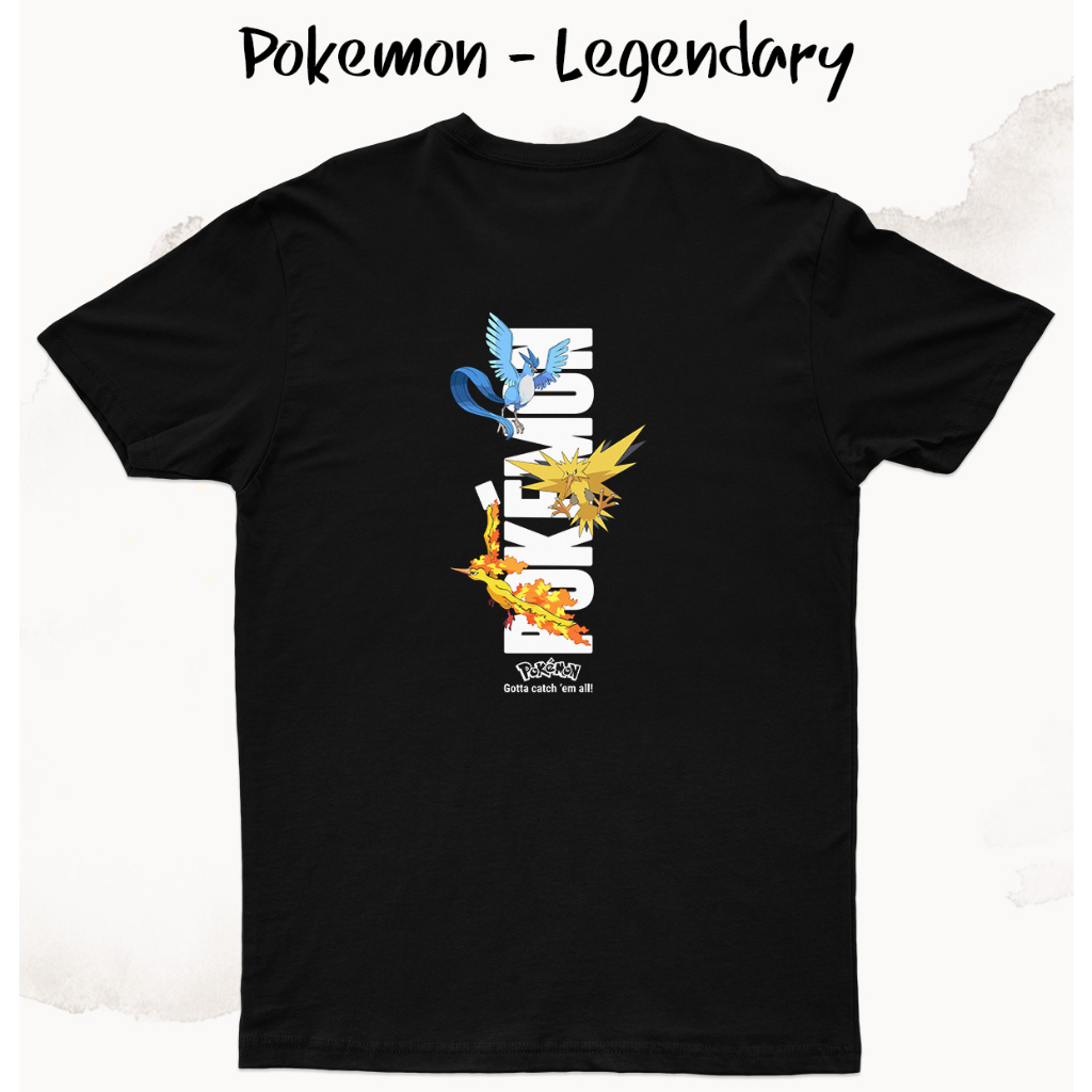 Kaos Legendary Birds Zapdos Articuno Moltres Game Pokemon K0262