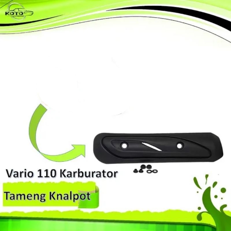 Tameng cover tutup knalpot Vario karbu Vario techno 110