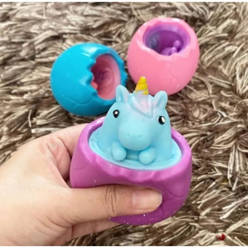 Mainan Anak Squishy Pop Up / Squishy Umpat / Squishy Telur / Mainan Anak Telur Hewan COD