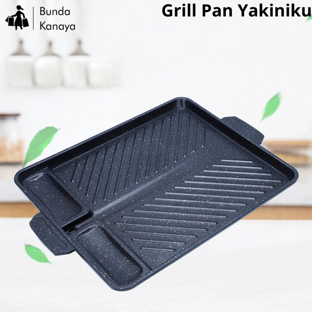 Grill Pan Yakiniku / Alat Pemanggang Bakar Barbeque