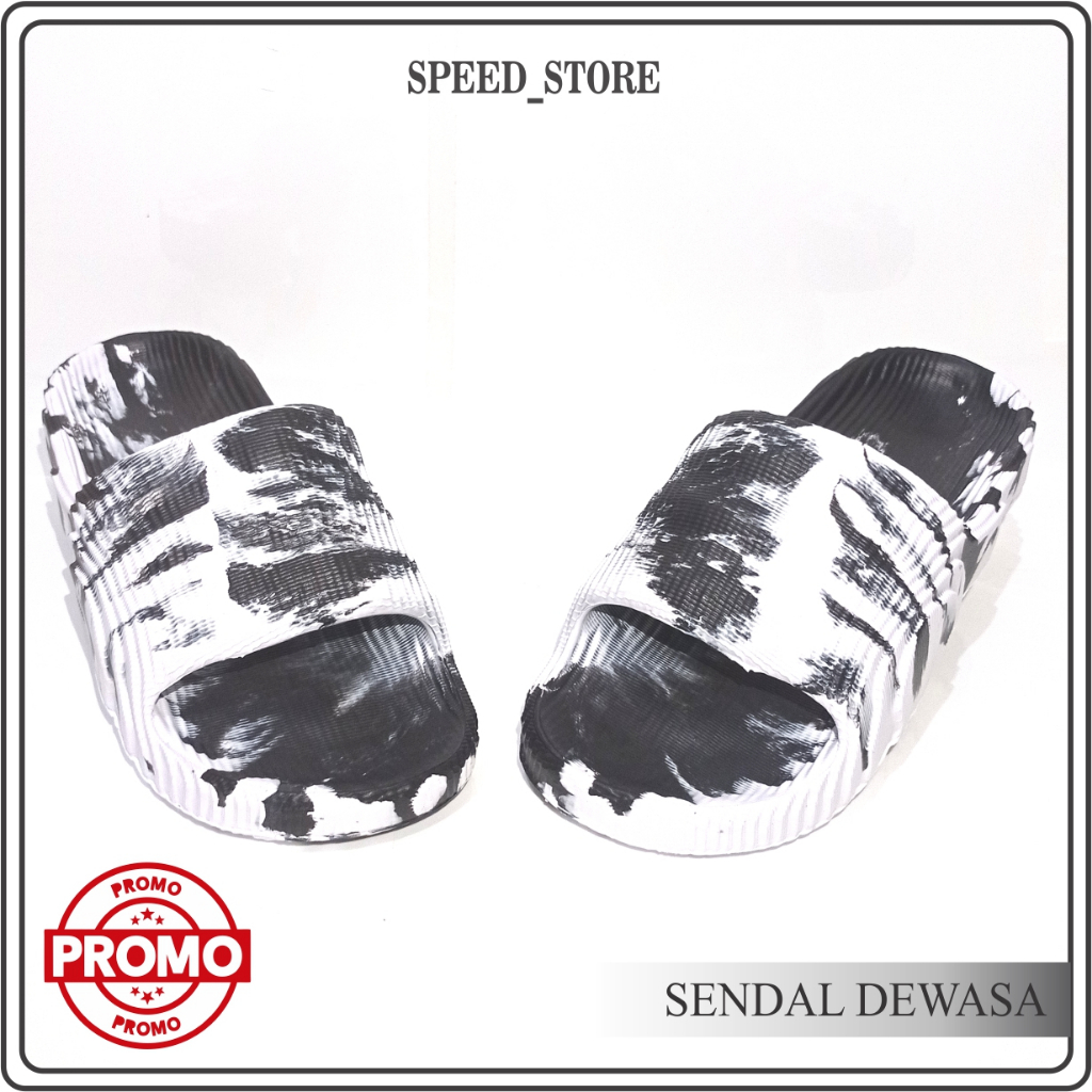 SENDAL DEWASA MOTIF LORENG KEREN / SENDAL DEWASA LAKI LAKI /PRIA