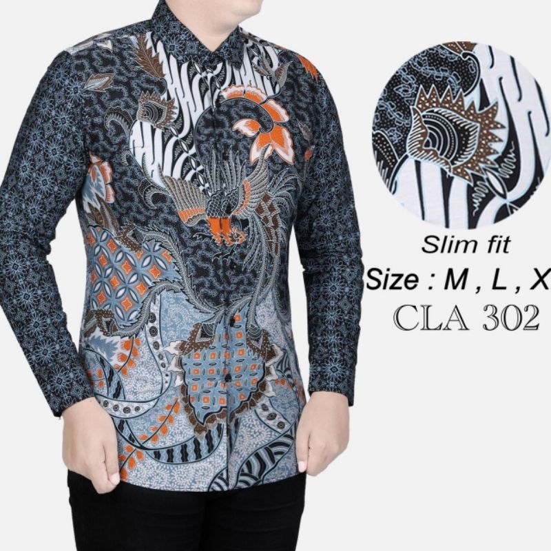 BAJU BATIK PRIA // BATIK COWOK // BATIK SLIMFIT / BATIK MODERN // BATIK PREMIUM CBL 945