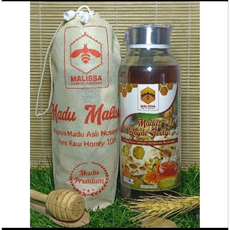 

Madu Royal Jelly / Raw Honey / Madu Murni Royal Jelly / Madu Malissa, 550gr