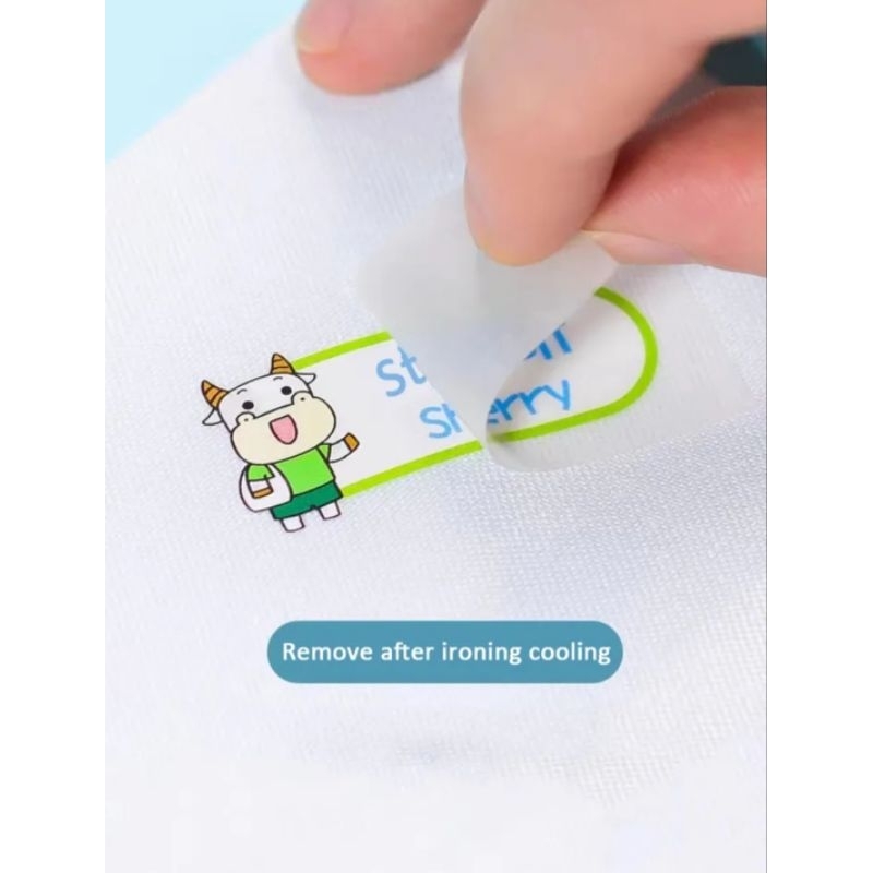 

Label Baju, Label Setrika / Label Nama / Label Iron Custom (Isi 50pcs)