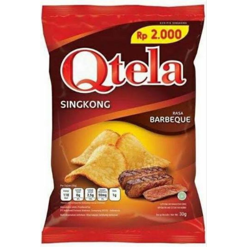 

Qtela Singkong Barbeque 10 x 20g