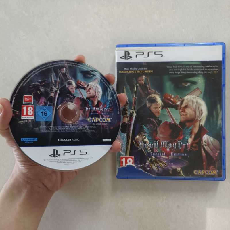 PS5 Devil May Cry 5 Playstation 5 Kaset BD English