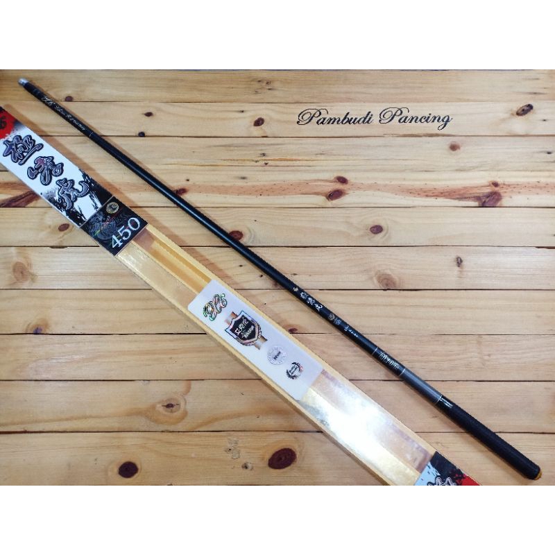 NIKELUN | Joran Tegek NIKELUN LITHIUM X6 Pole Rod 450 cm Ruas Panjang