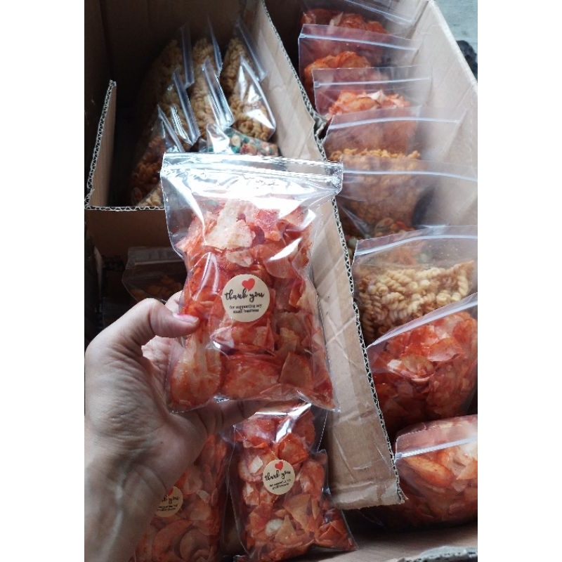 

kripik rujak pedes manis sanjai