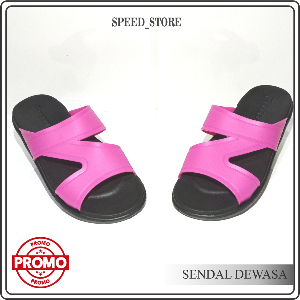 SENDAL WANITA / SENDAL DEWASA / SENDAL MODEL TERBARU / SENDAL SELOP DEWASA