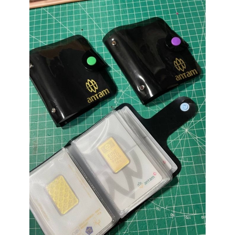 Dompet Album Logam Mulia Emas Batangan Tempat Penyimpanan LM Tabungan Target