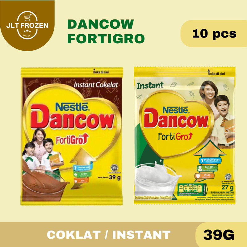 

Dancow Fortigro Susu Sachet (Instan/Coklat) - 10 x 27gr