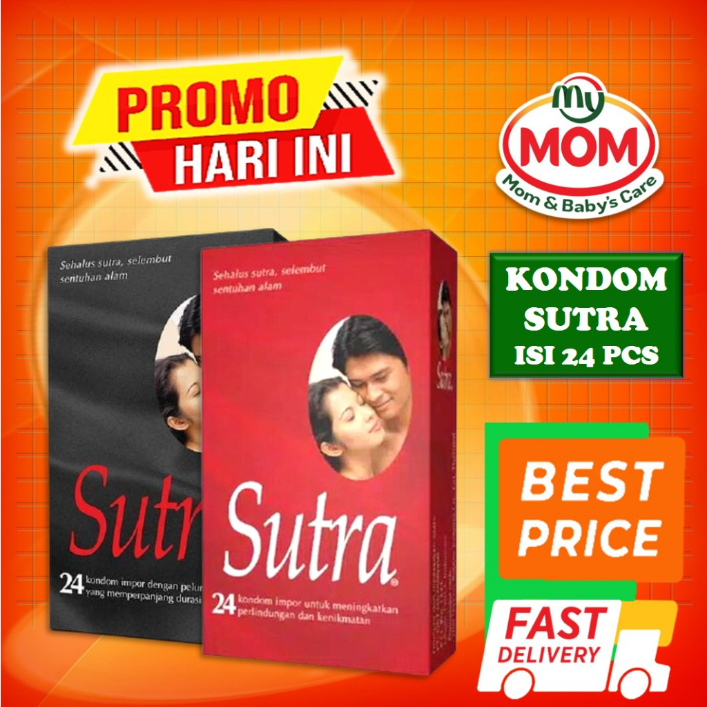 [BPOM] Kondom Sutra Isi 24 Pcs / Sutra Kondom / Sutra Classic / Sutra Merah / Sutra OK / Sutra Hitam / Sutra Gerigi / Sutra Biru / Sutra Plus / Sutra Abu / /Sutra Kondom Import / MY MOM