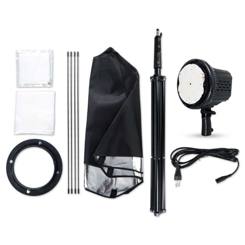 LITURUI Softbox Split Plastic Three Color 100W with Tripod - KY-BK0311-65B