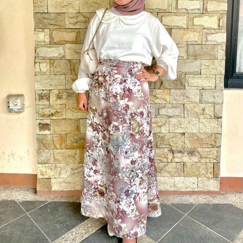 Nala Skirt - Rok Panjang Wanita Motif - YANARRA.ID