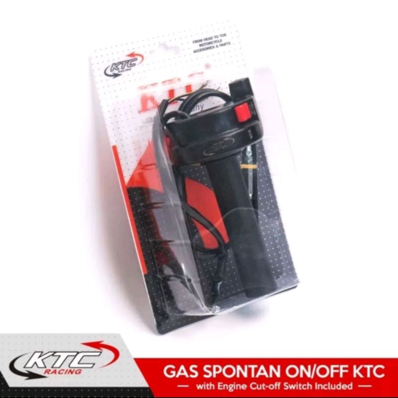 Gas Spontan Ktc plus Saklar On Off Kabel 1 Universal Motor
